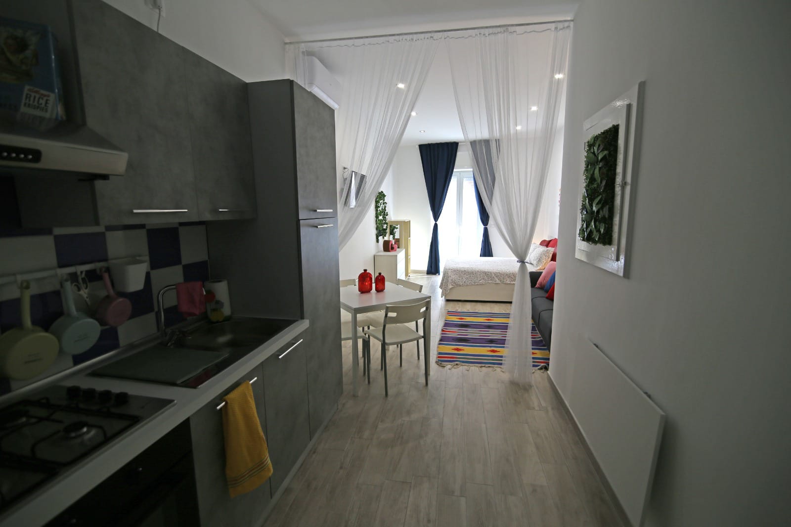 Ingresso e zona giorno di A Casa di Donatella